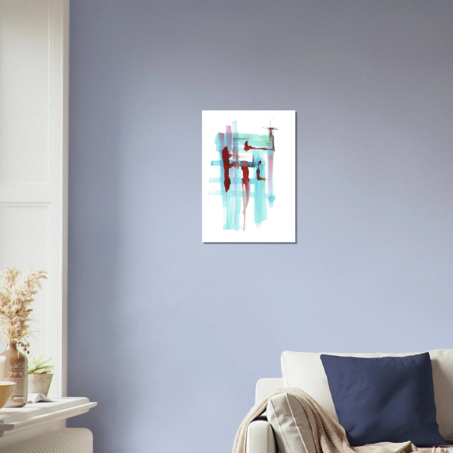 Affiche premium sur papier mat Structures Liquides – Art mural de qualité supérieure - Laure Leprince - Artiste Peintre