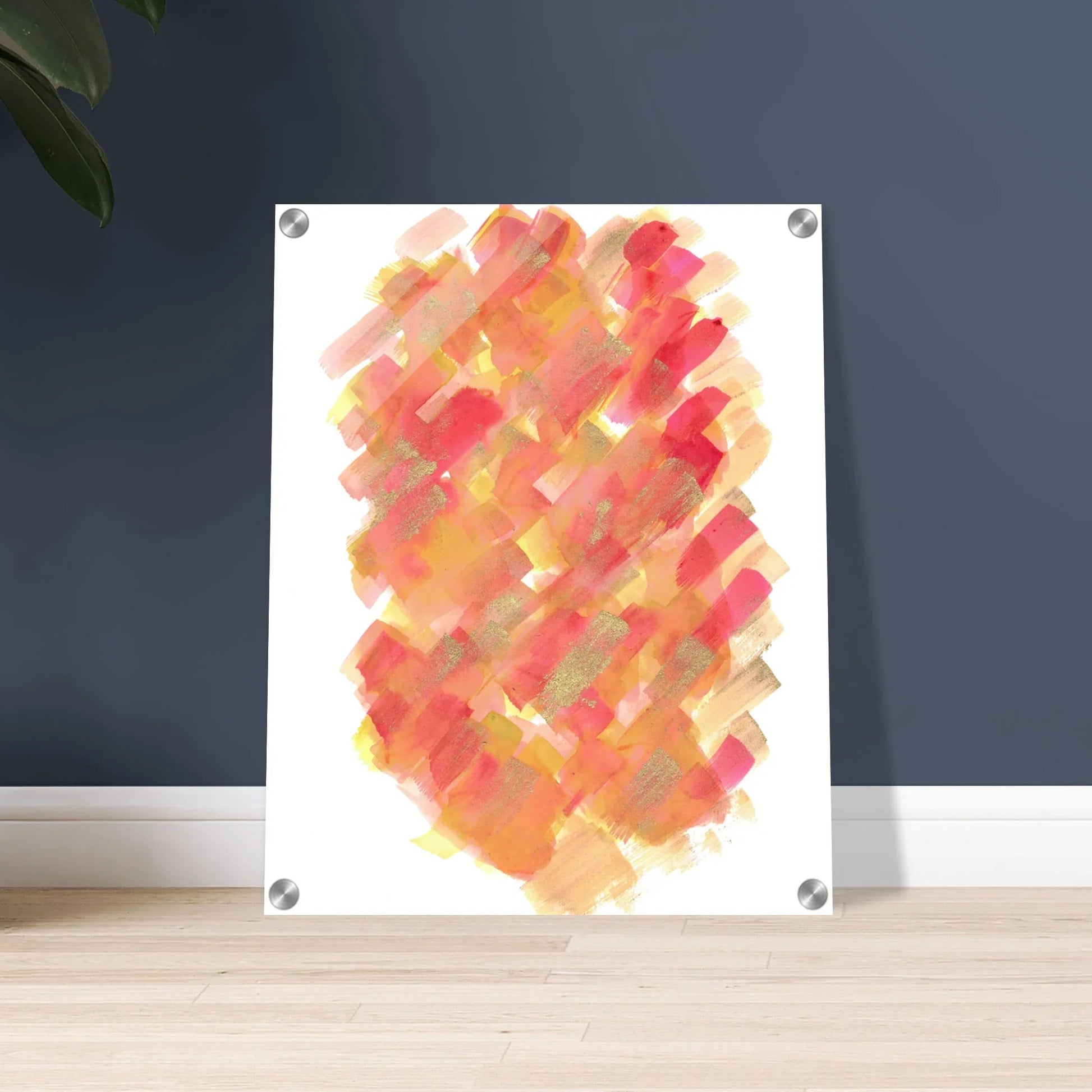 Impression sur acrylique brillante Sunset Ember| Art contemporain par Laure Leprince - Laure Leprince - Artiste Peintre
