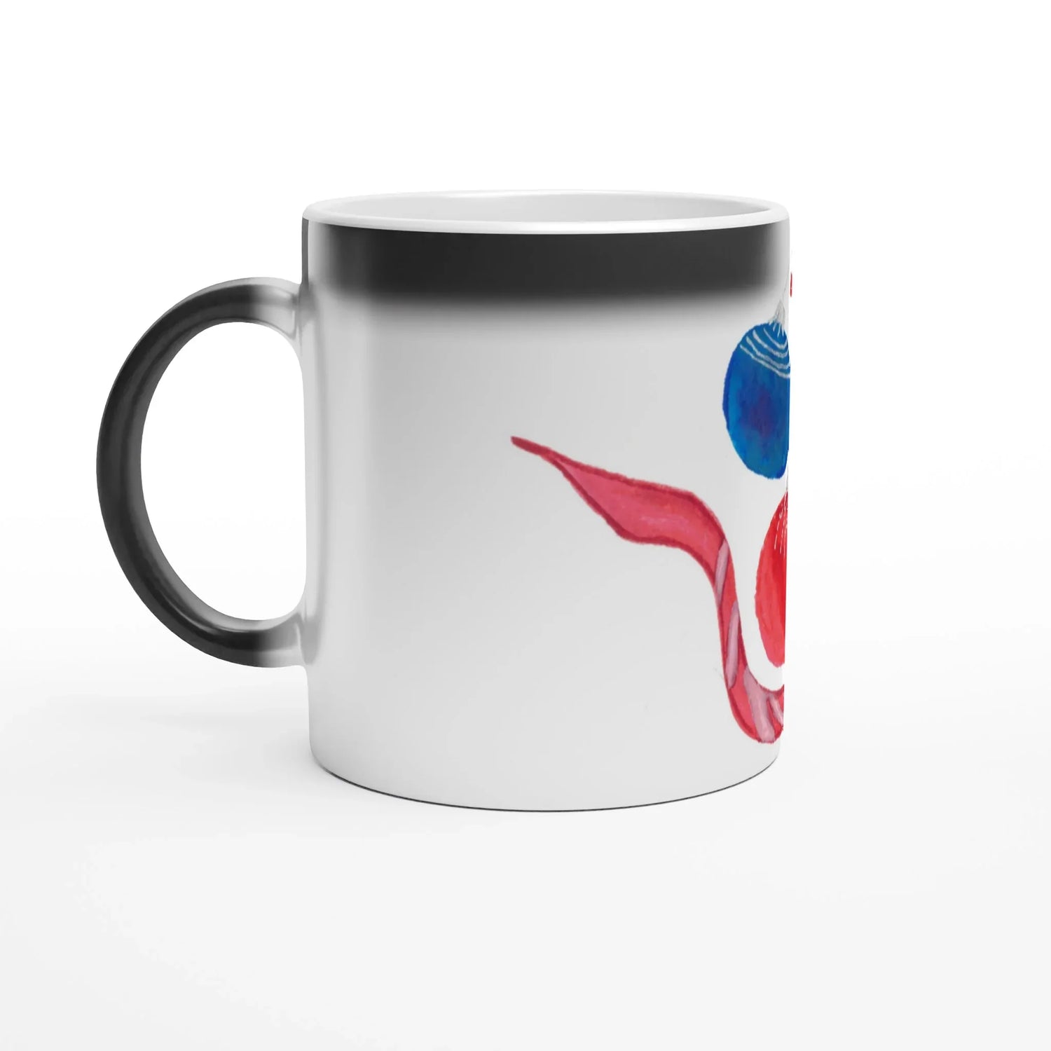 Mug magique en céramique 325 ml Guirlande – Révèlez votre motif à la chaleur - Laure Leprince - Artiste Peintre