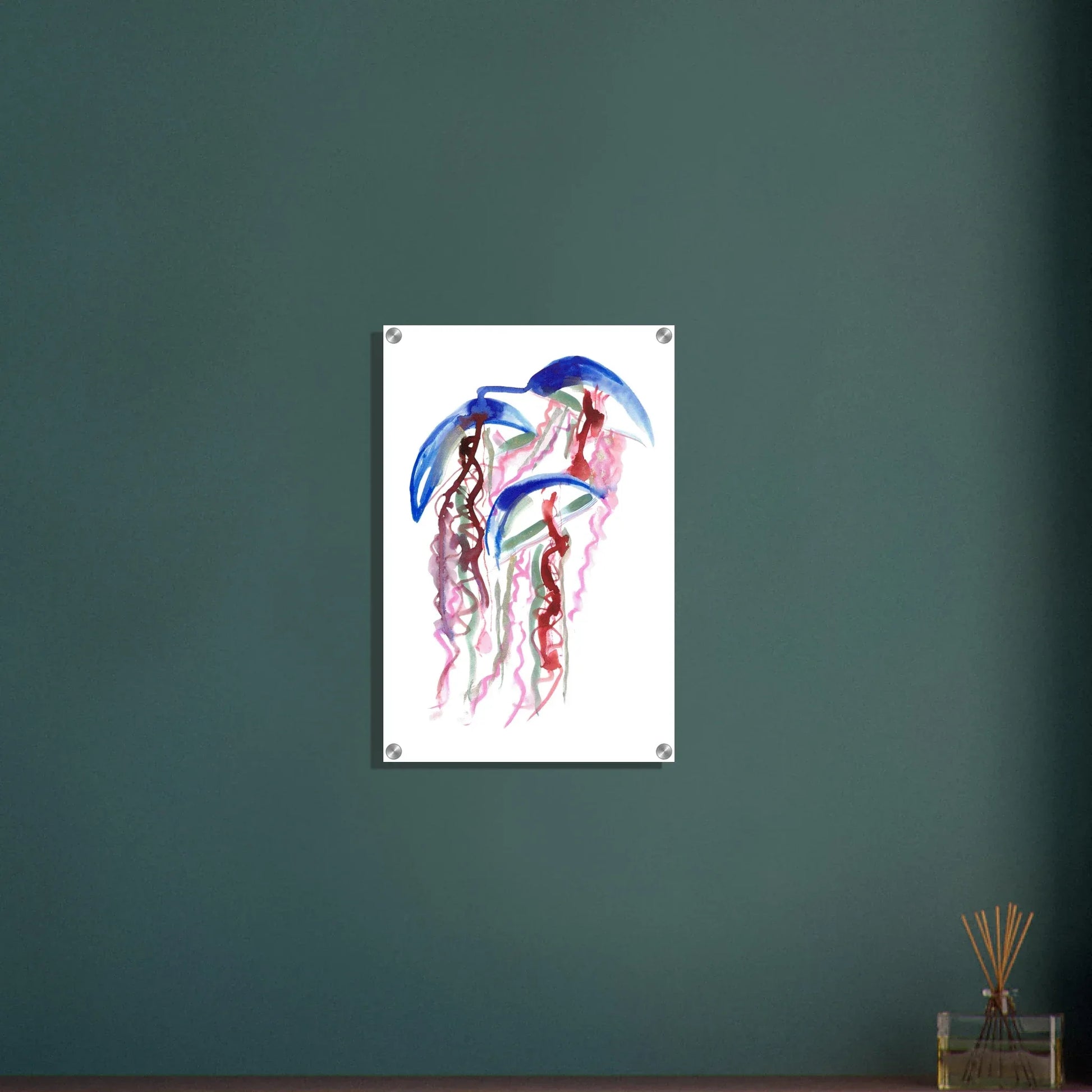 impression sur acrylique brillant Coral Dance contemporain par Laure Leprince - Laure Leprince - Artiste Peintre