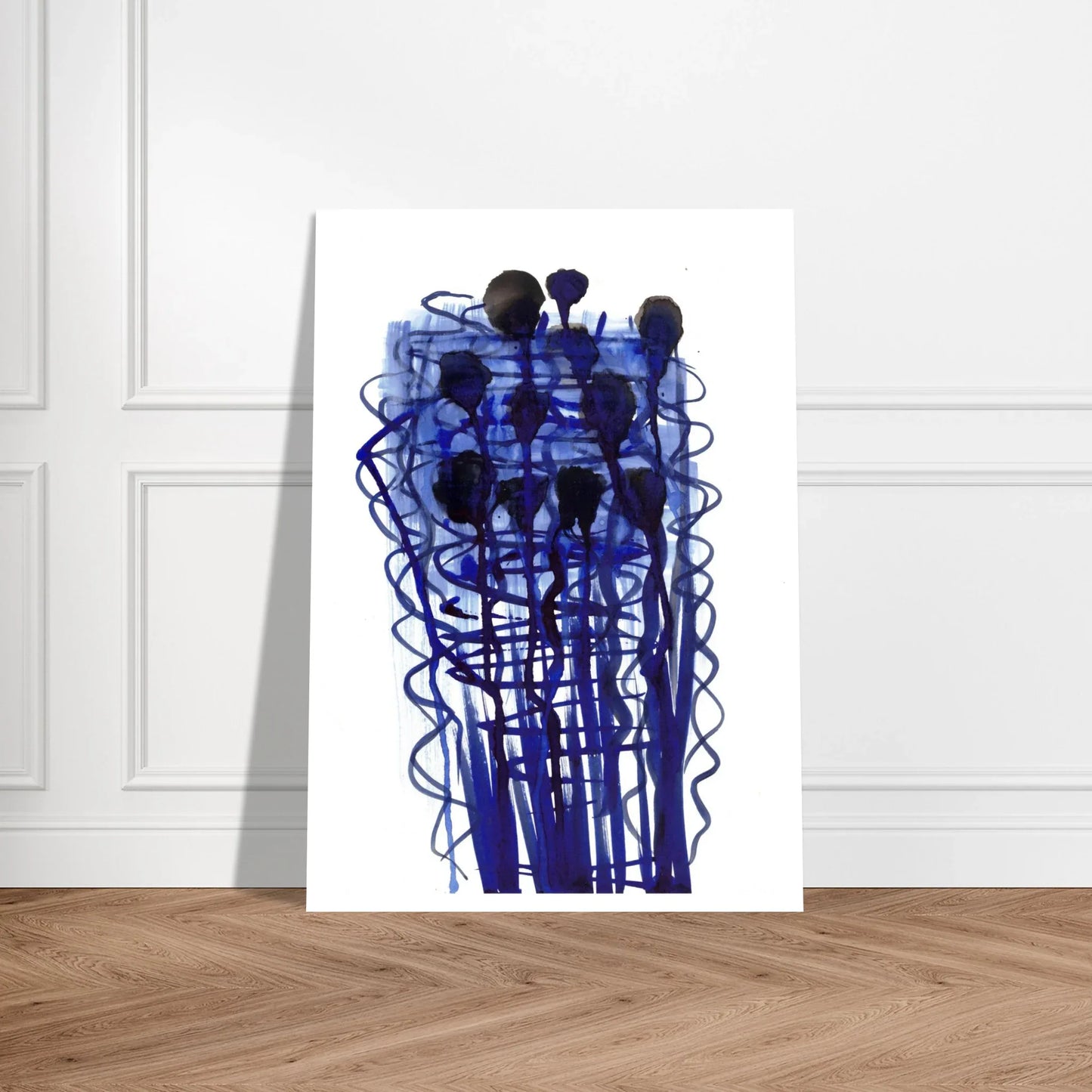 Premium Matte Paper Poster Aquarelle Originale RDJ3-14 - Laure Leprince - Artiste Peintre