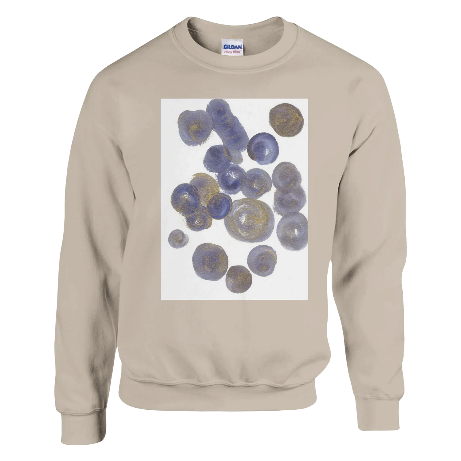 Sweatshirt Unisexe Classique Spheres – Impression Artistique Multicolore - Laure Leprince - Artiste Peintre