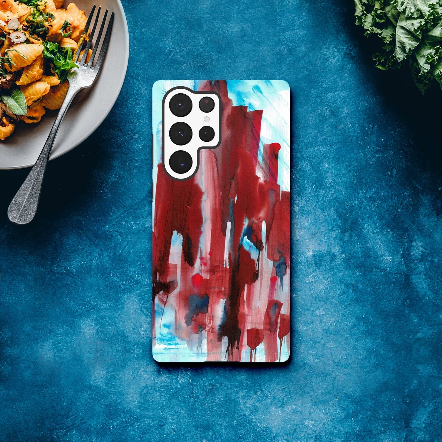 Premium Samsung Tough Case – Design Artistique Crimson Tower - Laure Leprince - Artiste Peintre