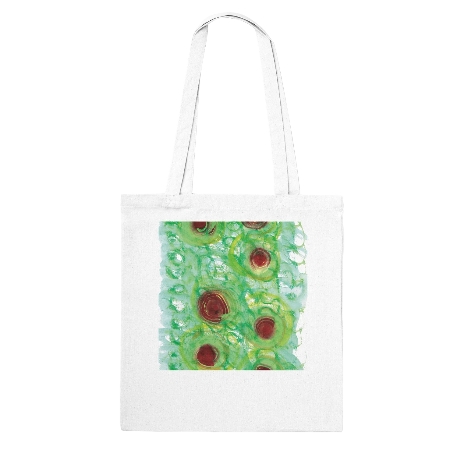 Cabas Impression Art - Green Echo - Laure Leprince - Artiste Peintre