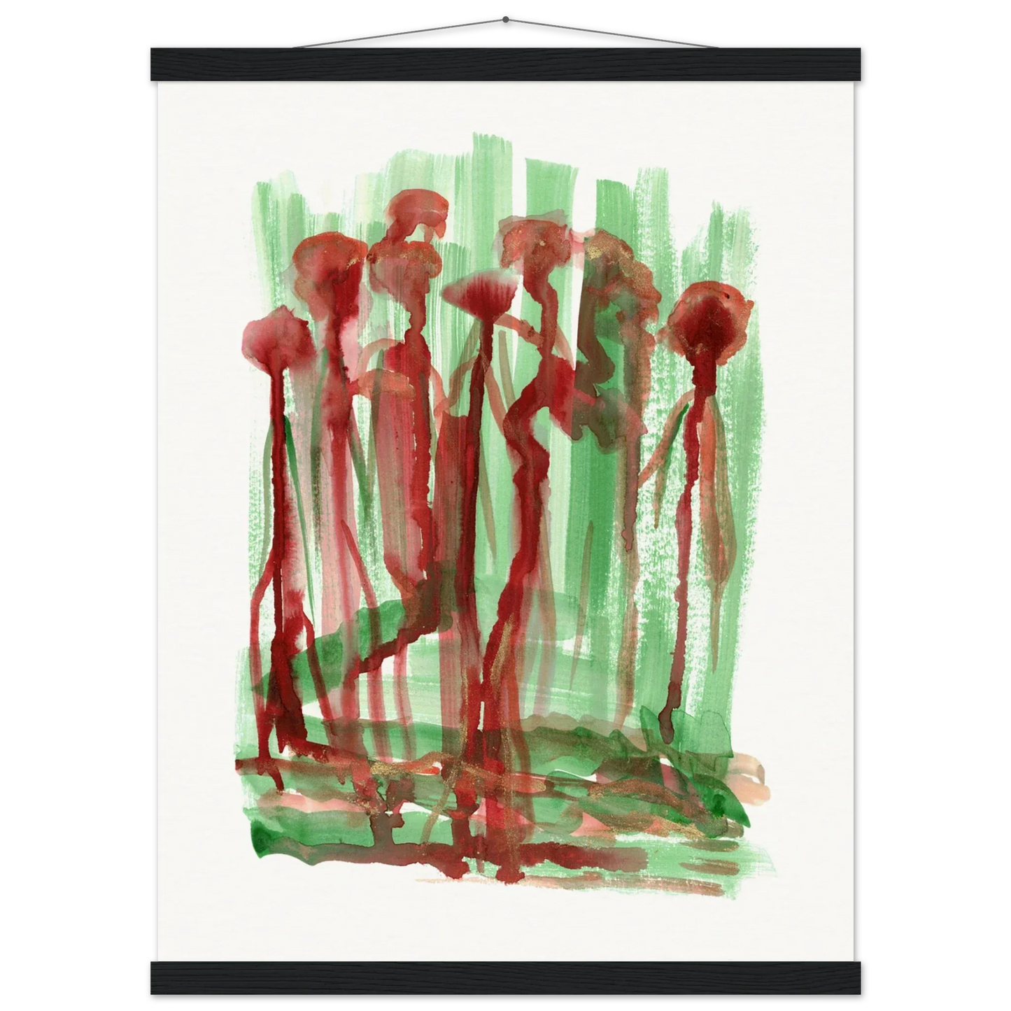 Museum-Quality Matte Paper Poster with Hanger Forest Choir - Laure Leprince - Artiste Peintre