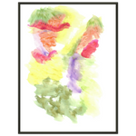 Classic Semi-Glossy Paper Metal Framed Poste Eclosion Chromatique - Laure Leprince - Artiste Peintre