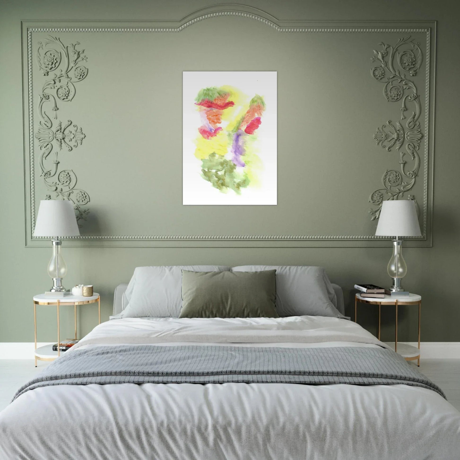 Affiche Iris Sépia - Laure Leprince - Artiste Peintre