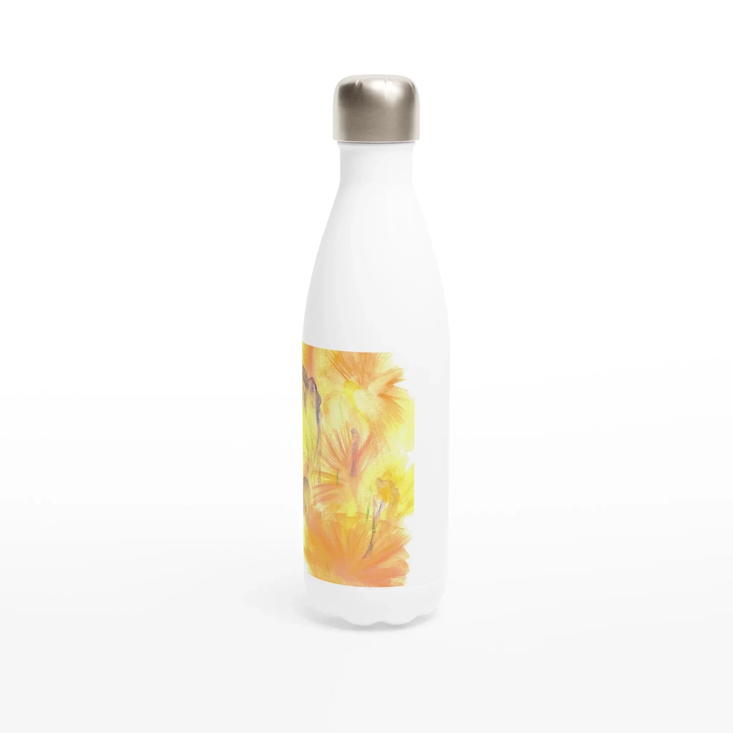 Bouteille isotherme en acier inoxydable 500 ml – Design artistique exclusif Sun Whisper - Laure Leprince - Artiste Peintre