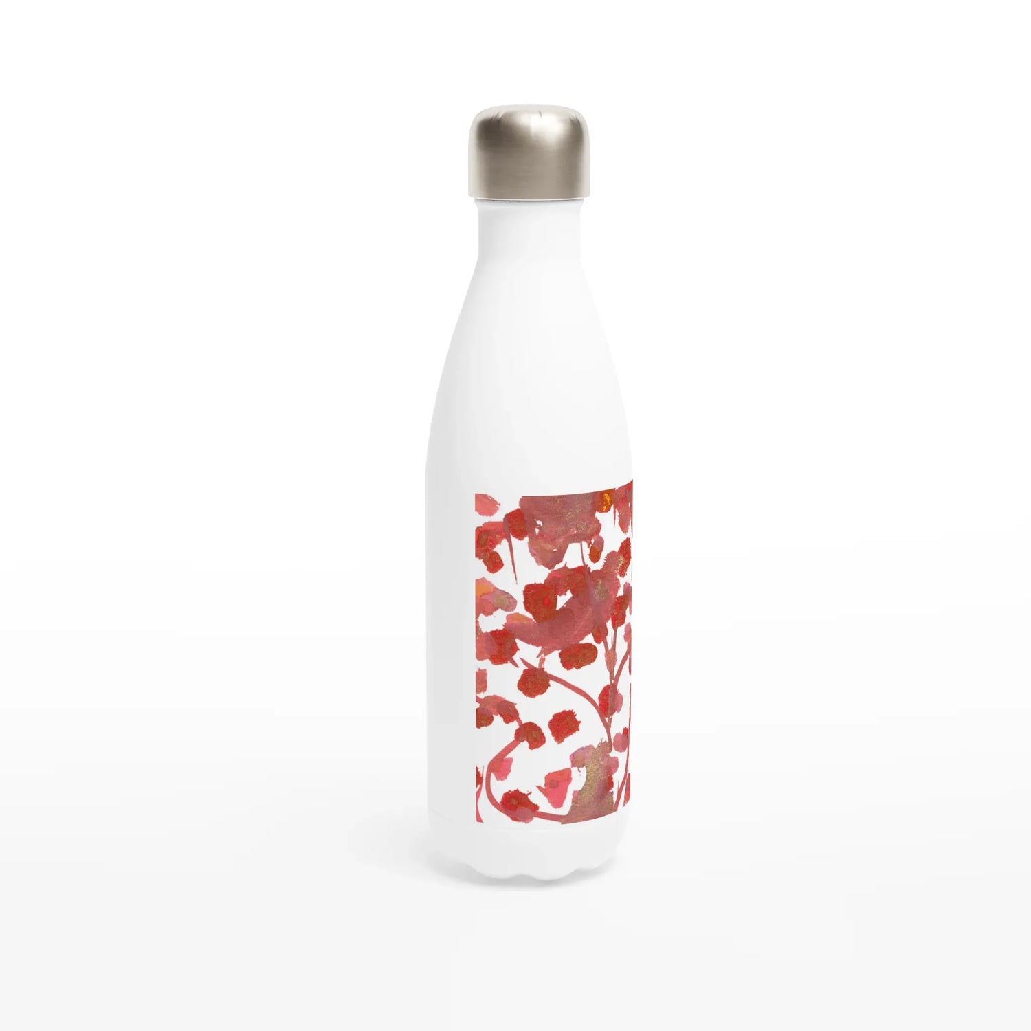 Bouteille isotherme en acier inoxydable 500 ml Bois de Rubis – Design artistique exclusif - Laure Leprince - Artiste Peintre