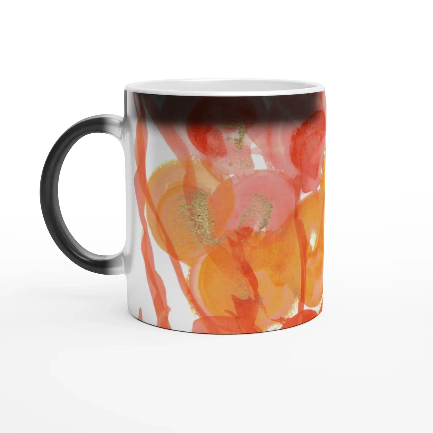 Mug magique en céramique 325 ml – Révèlez votre motif à la chaleur Sunrice Flora - Laure Leprince - Artiste Peintre
