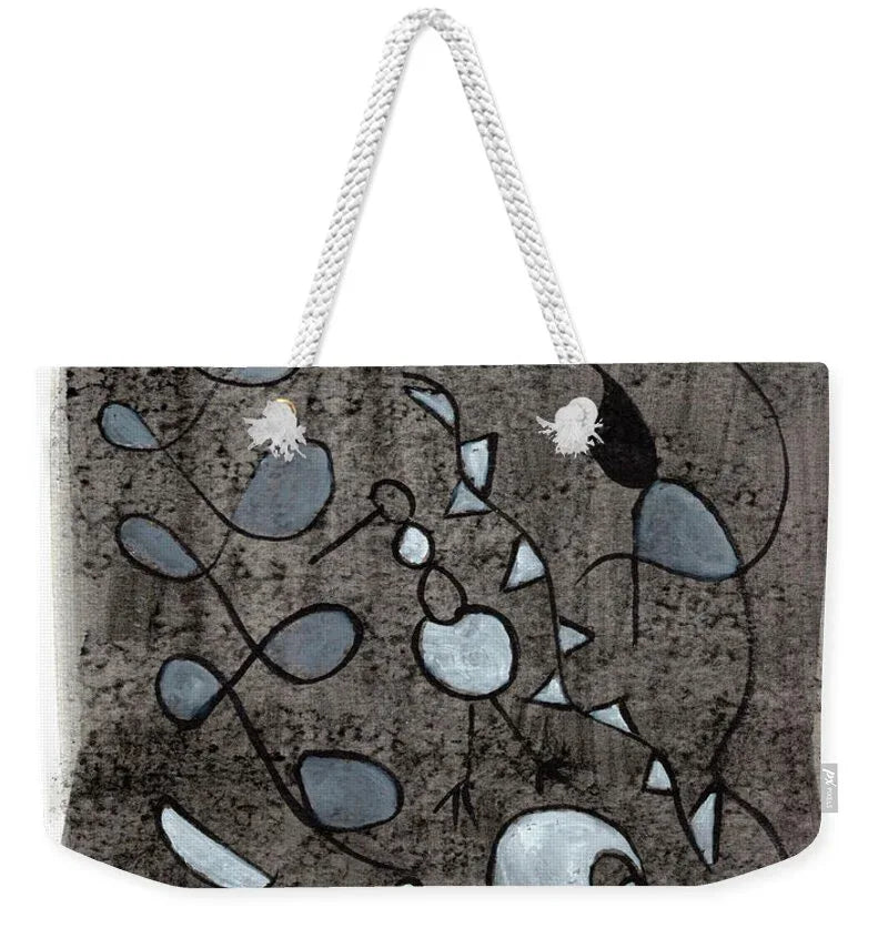 Carnaval Abstract Watercolor Tote Bag – Chic Weekender & Everyday Style - Laure Leprince - Artiste Peintre