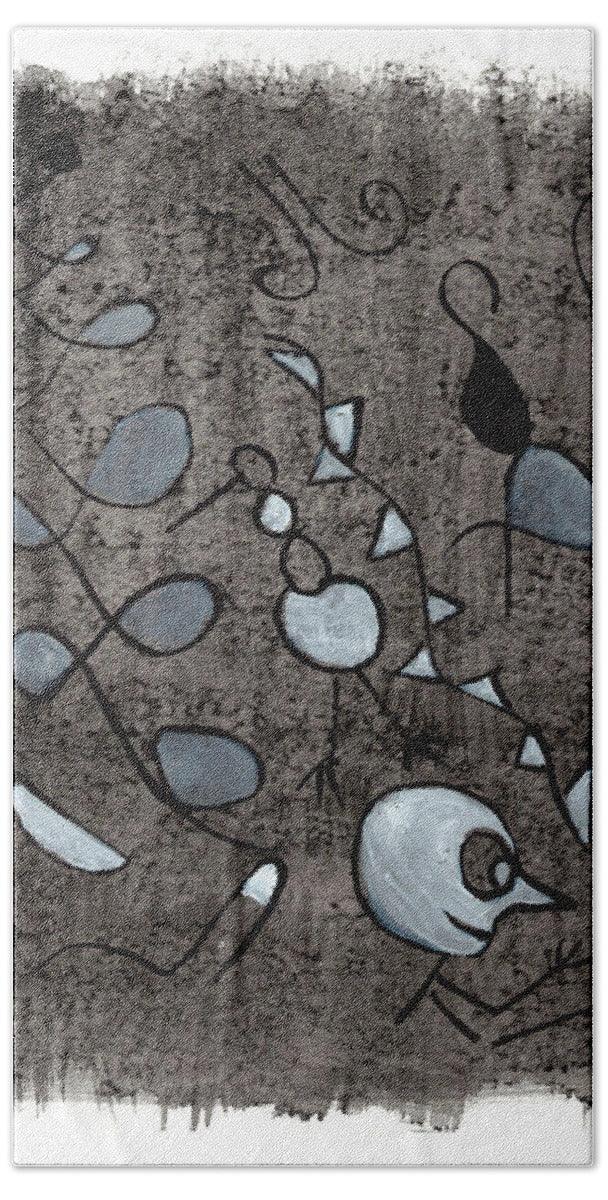 Carnaval Abstract Watercolor Bath Towels – Luxurious Softness & Artistic Style - Laure Leprince - Artiste Peintre