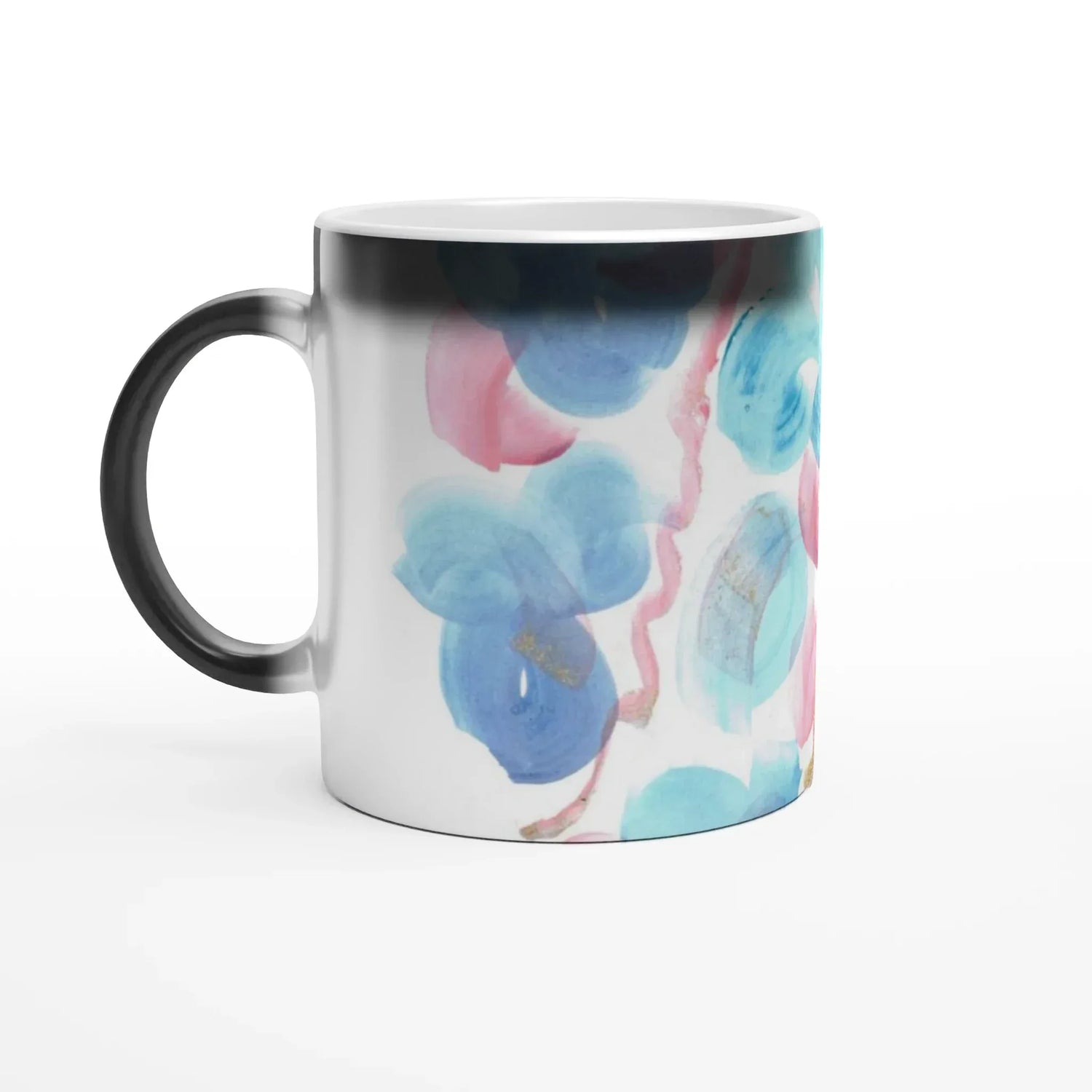 Mug magique en céramique 325 ml – Révèlez votre motif à la chaleur Masque - Laure Leprince - Artiste Peintre
