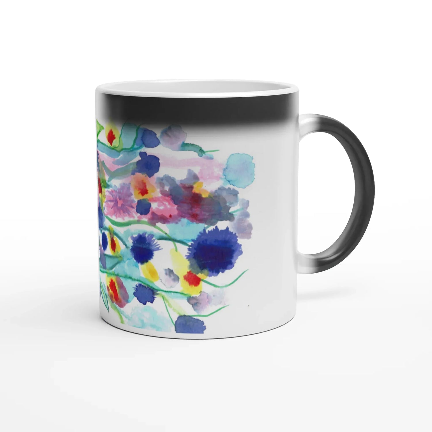 Mug magique en céramique 325 ml Jardin chromatique – Révèlez votre motif à la chaleur - Laure Leprince - Artiste Peintre