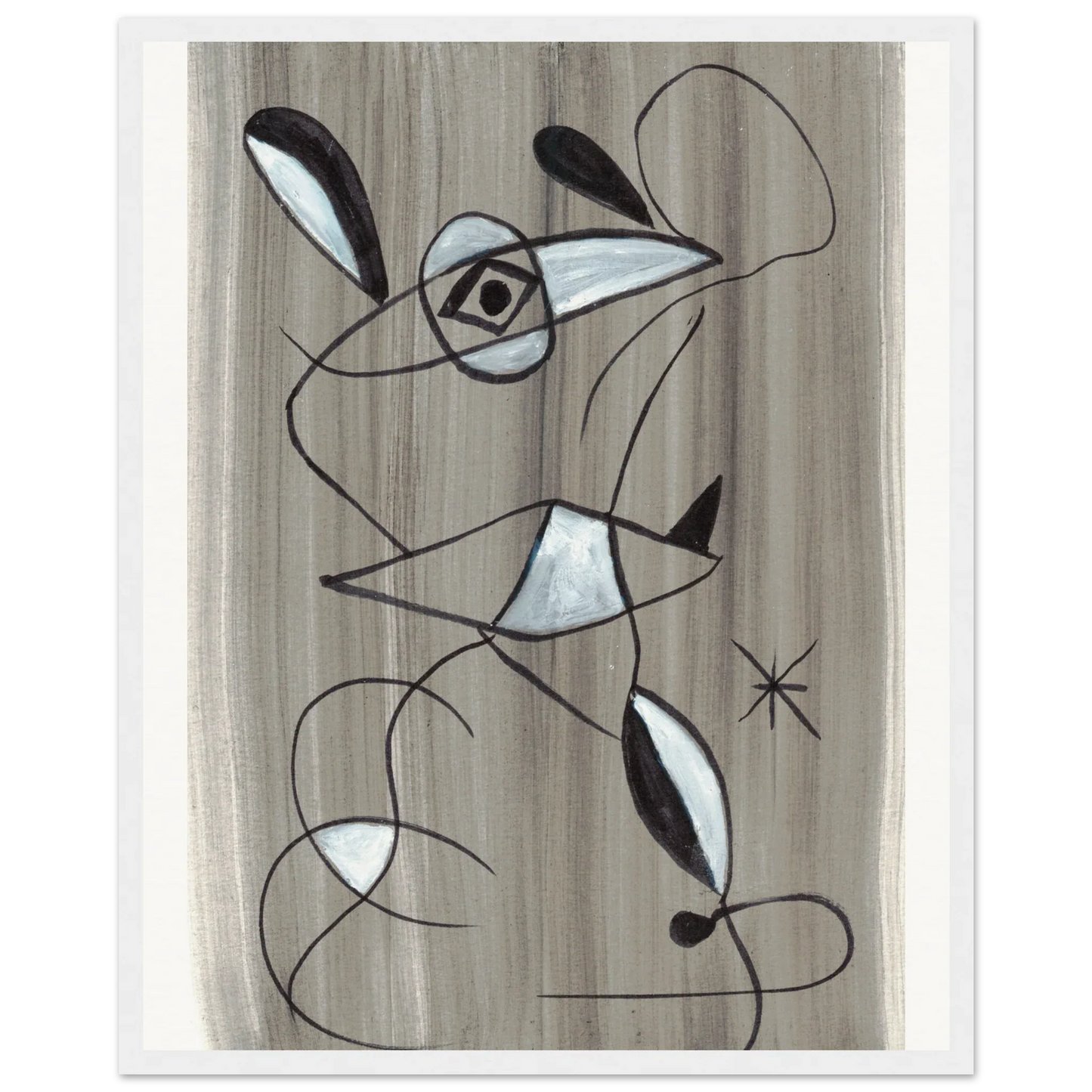 Affiche encadrée bois | Papier mat qualité musée | Aquarelle originale Laure Leprince - Laure Leprince - Artiste Peintre