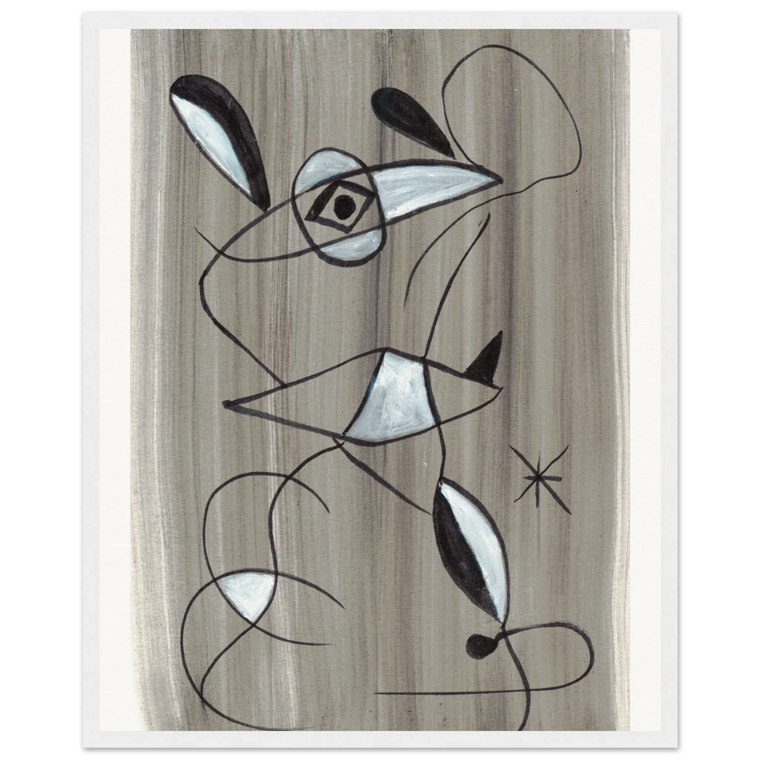 Affiche encadrée bois | Papier mat qualité musée | Aquarelle originale Laure Leprince - Laure Leprince - Artiste Peintre