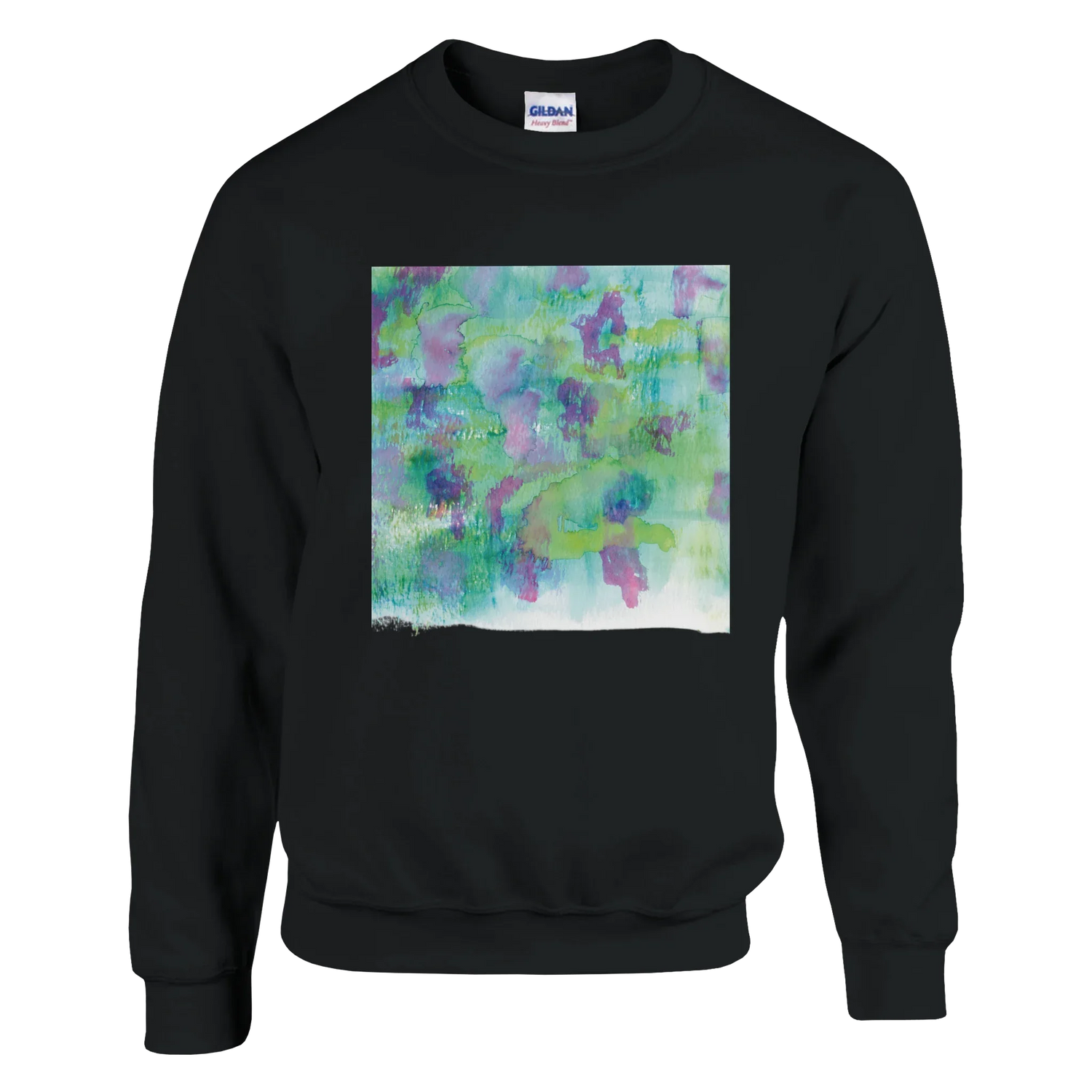 Sweatshirt Unisexe Classique Eclosions Sauvages – Impression Artistique Multicolore | Premium Cotton Blend - Laure Leprince - Artiste Peintre