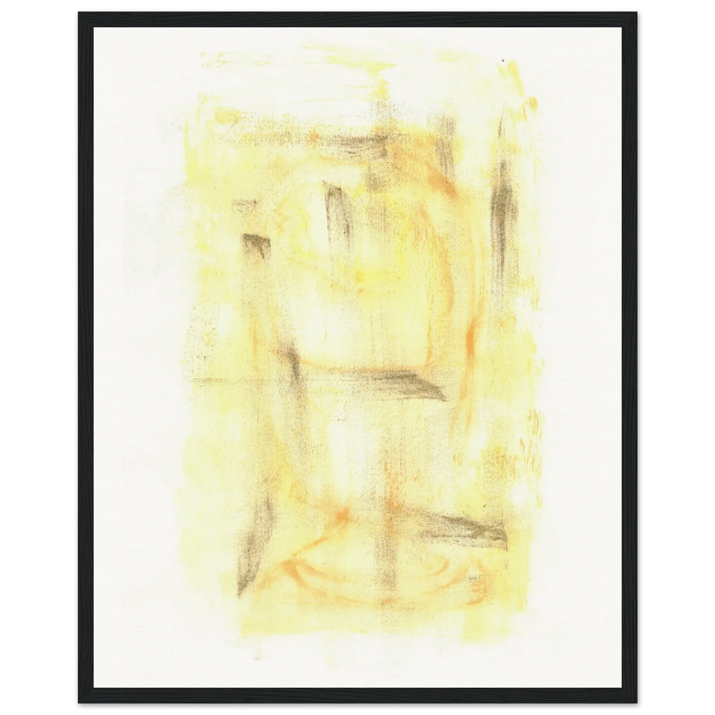 Affiche Encadrée Museum-Quality Matte Paper Wooden Framed Golden Haze - Laure Leprince - Artiste Peintre