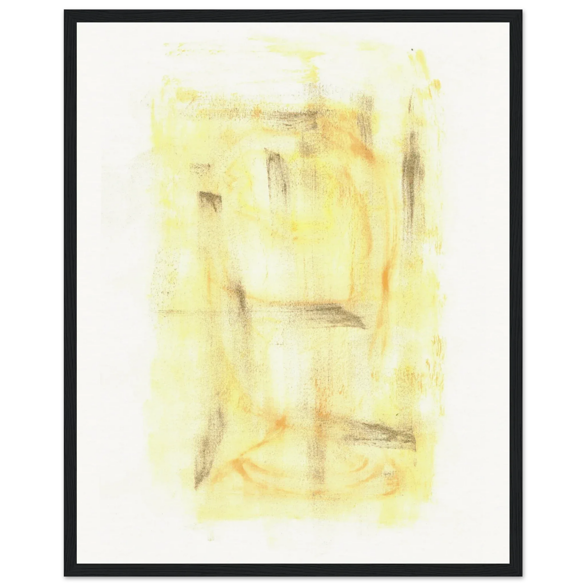 Affiche Encadrée Museum-Quality Matte Paper Wooden Framed Golden Haze - Laure Leprince - Artiste Peintre
