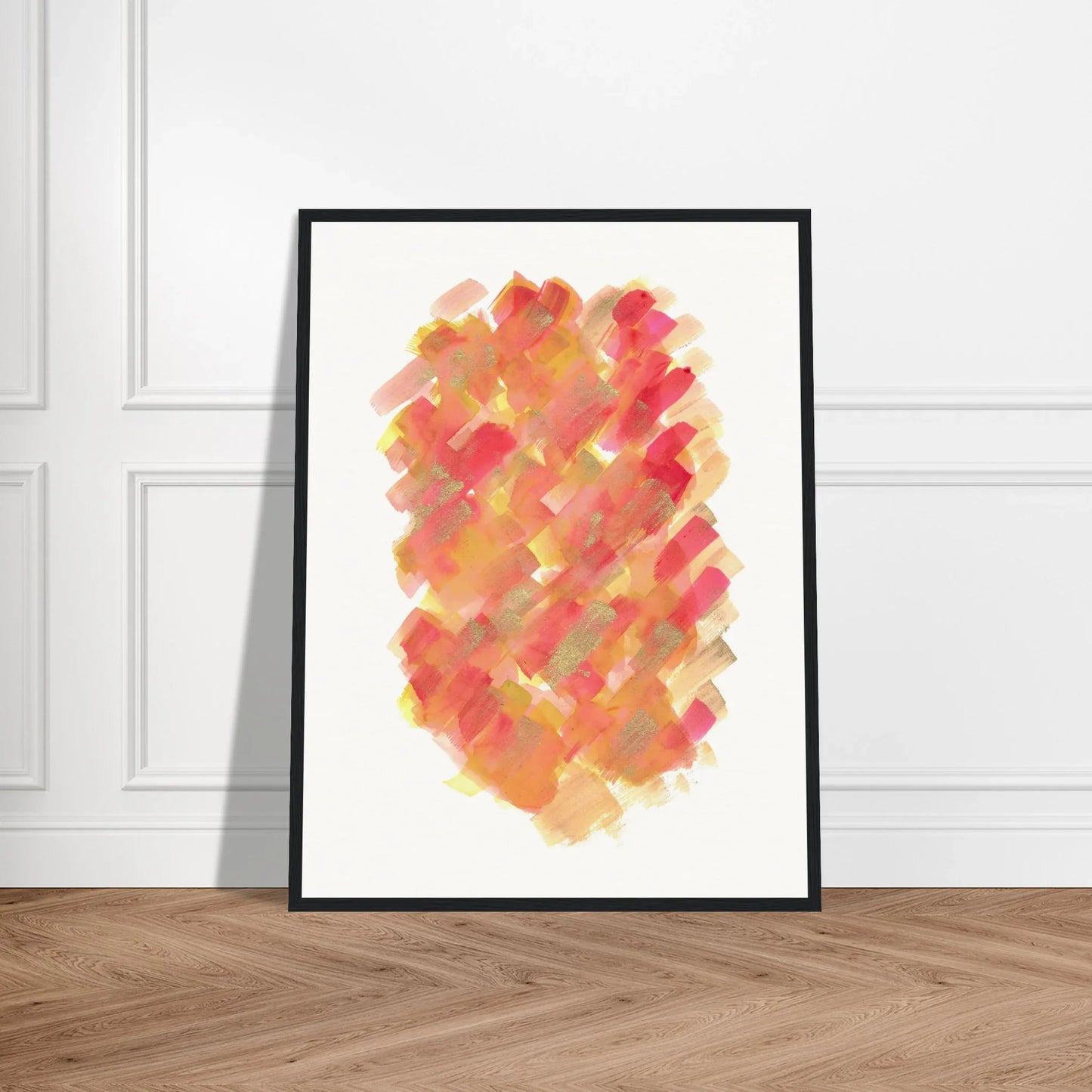 Affiche Encadrée Museum-Quality Matte Paper Wooden Framed Poste Sunset Ember - Laure Leprince - Artiste Peintre