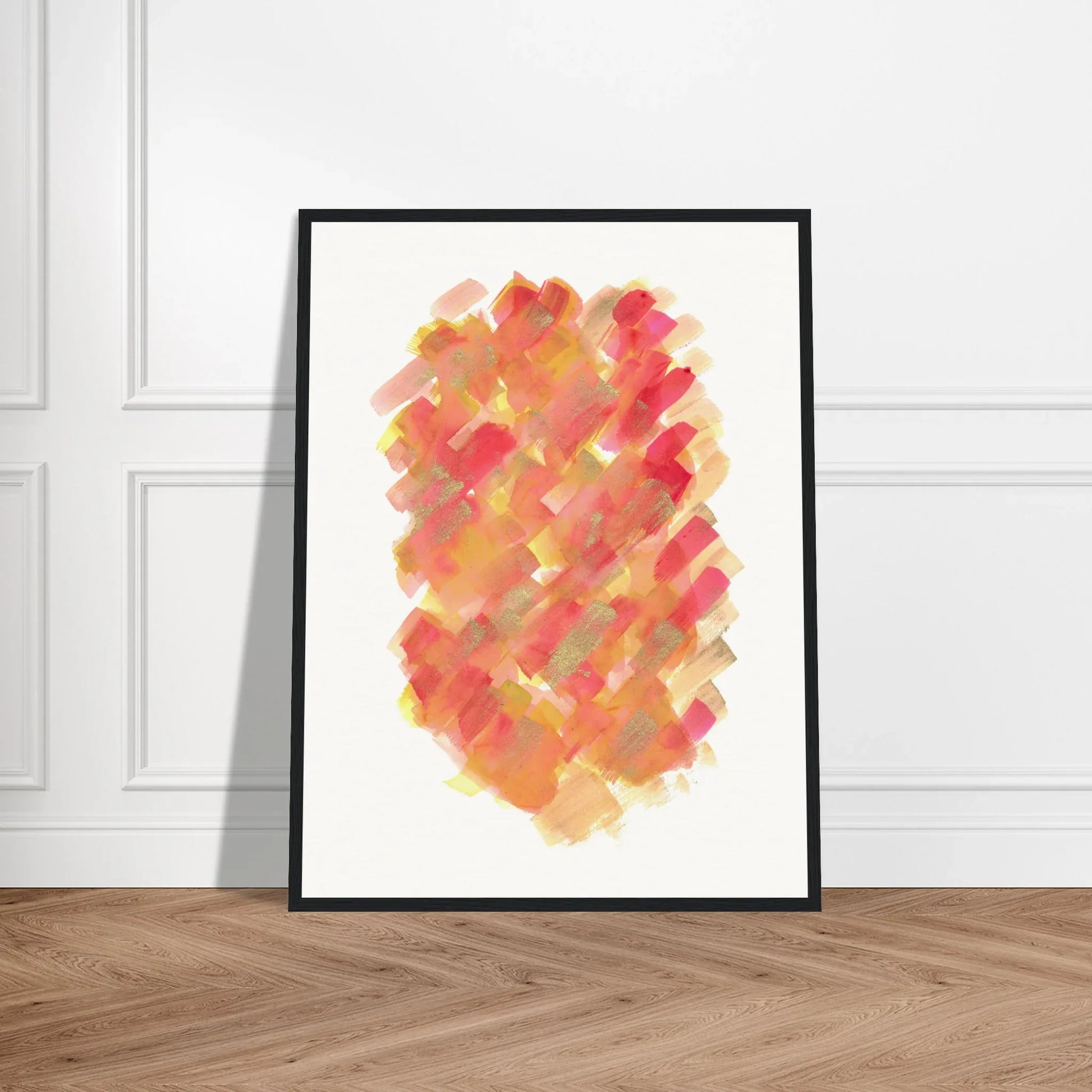 Affiche Encadrée Museum-Quality Matte Paper Wooden Framed Poste Sunset Ember - Laure Leprince - Artiste Peintre
