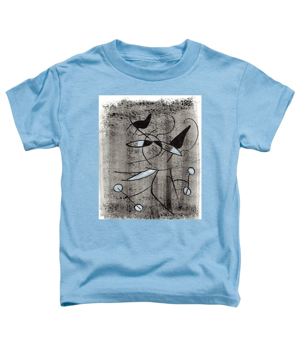 Chat Halterophile - Toddler T-Shirt