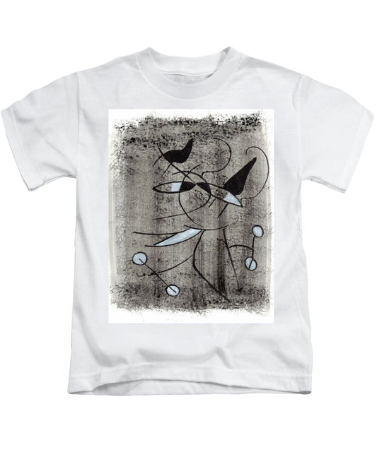 Chat Halterophile - Kids T-Shirt