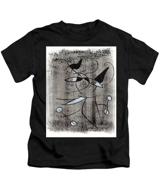 Chat Halterophile - Kids T-Shirt