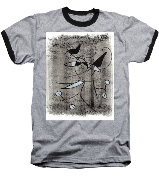 Chat Halterophile - Baseball T-Shirt