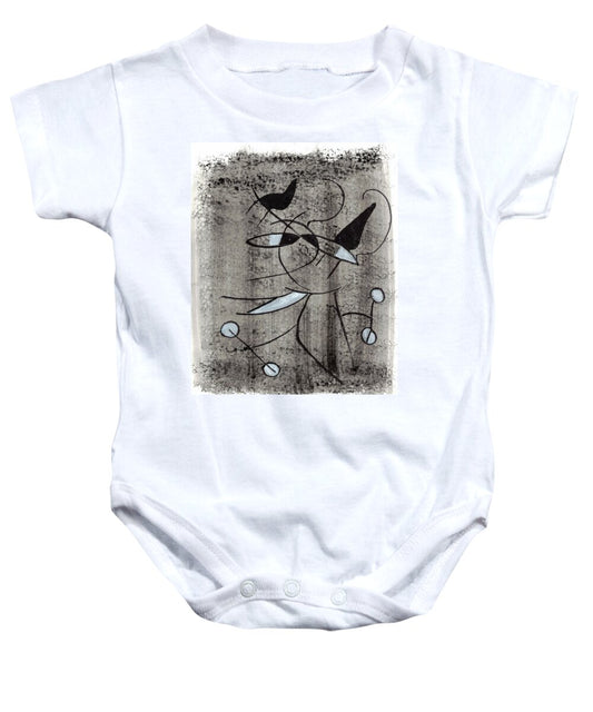 Chat Halterophile - Baby Onesie