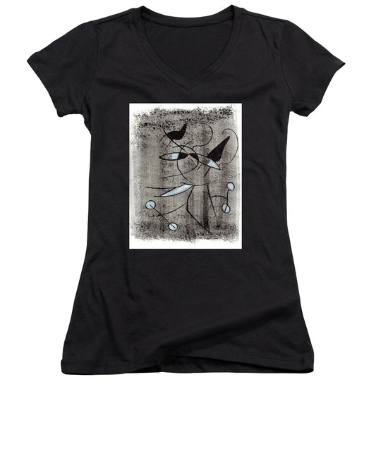 Chat Halterophile - Women's V-Neck