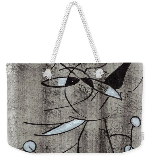 Chat Halterophile - Weekender Tote Bag