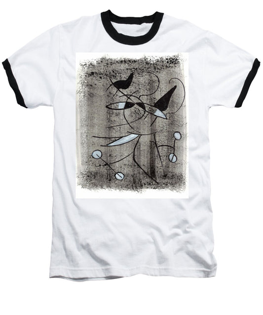 Chat Halterophile - Baseball T-Shirt