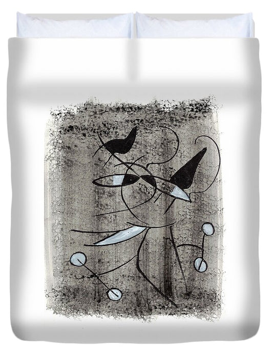 Chat Halterophile - Duvet Cover