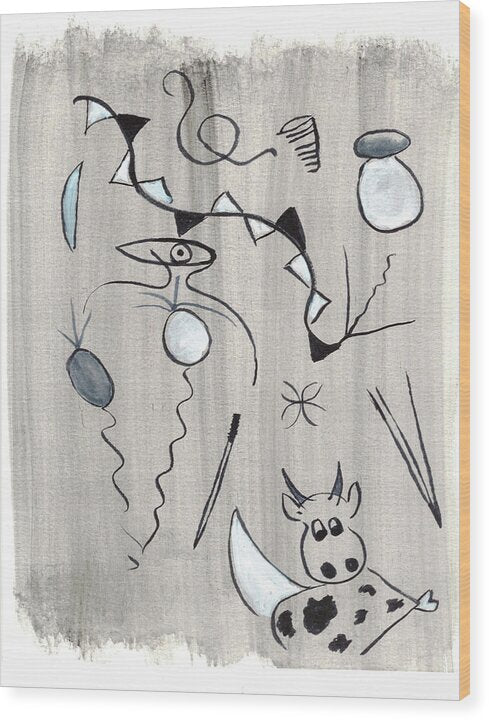 Course Landaise - Wood Print