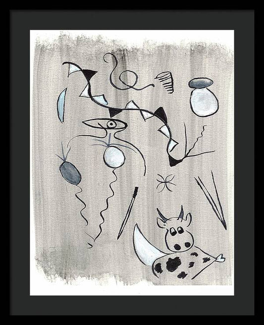 Course Landaise - Framed Print