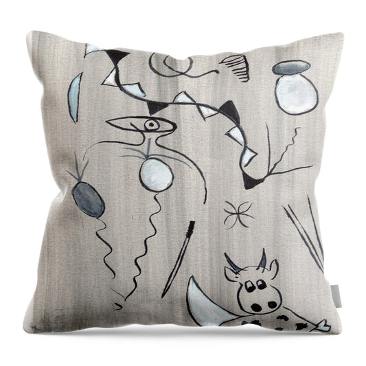 Course Landaise - Throw Pillow