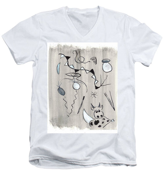 Course Landaise - Men's V-Neck T-Shirt