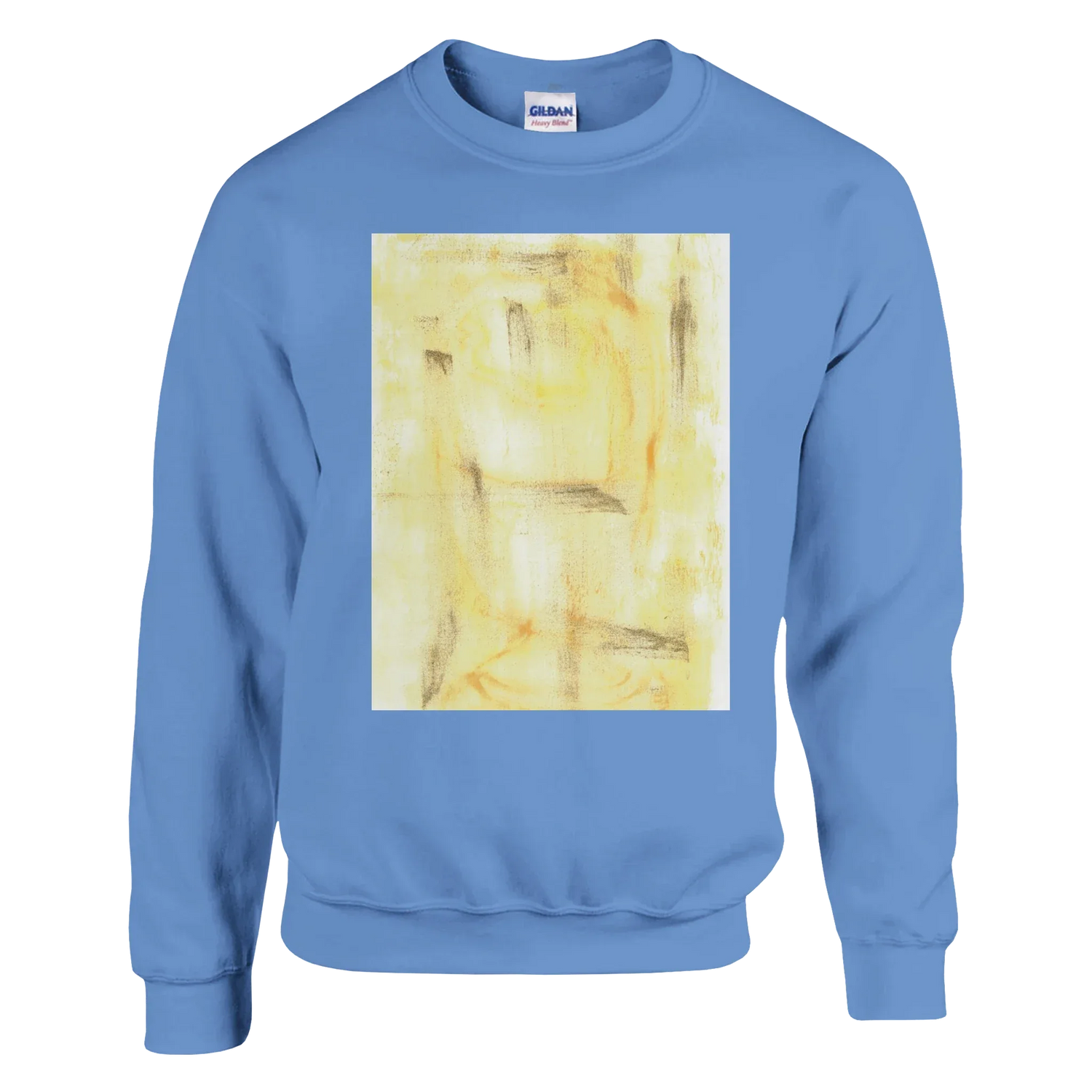 Sweatshirt Unisexe Classique Golden Haze – Impression Artistique Multicolore - Laure Leprince - Artiste Peintre