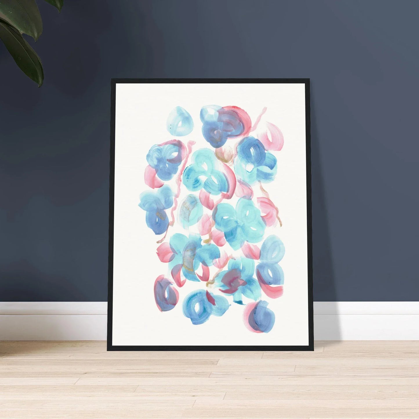Affiche Encadrée Museum-Quality Matte Paper Wooden Framed Masque - Laure Leprince - Artiste Peintre