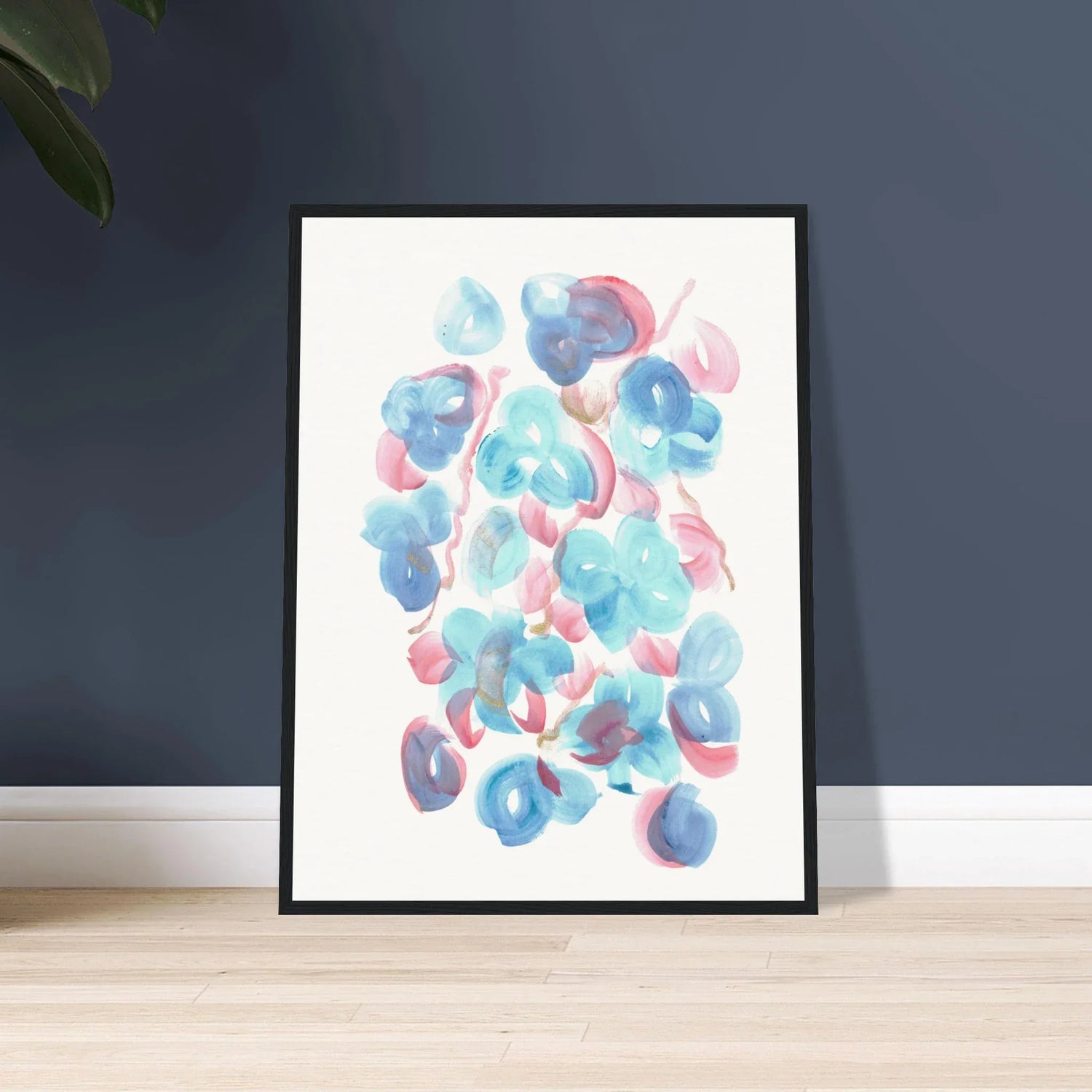 Affiche Encadrée Museum-Quality Matte Paper Wooden Framed Masque - Laure Leprince - Artiste Peintre