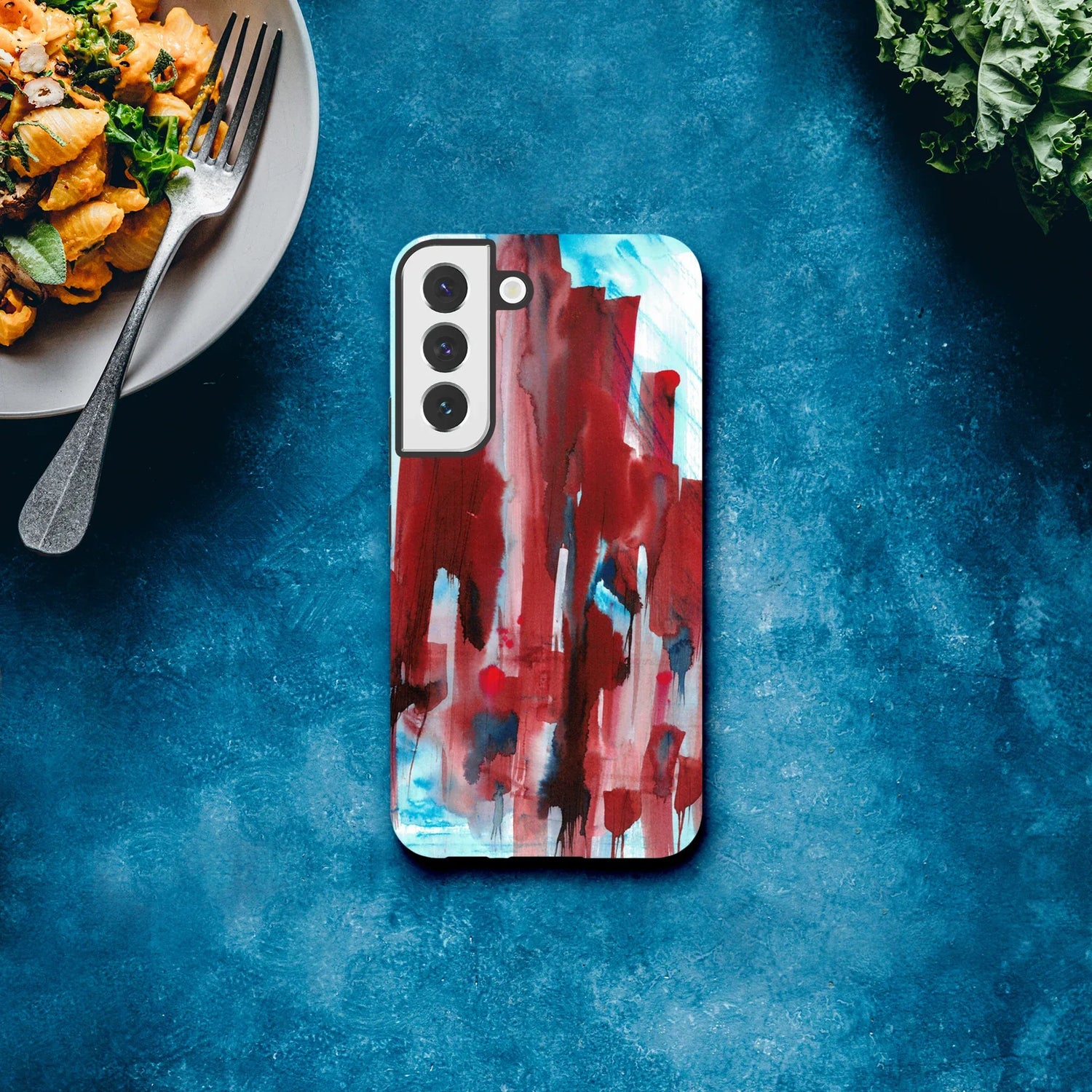 Premium Samsung Tough Case – Design Artistique Crimson Tower - Laure Leprince - Artiste Peintre