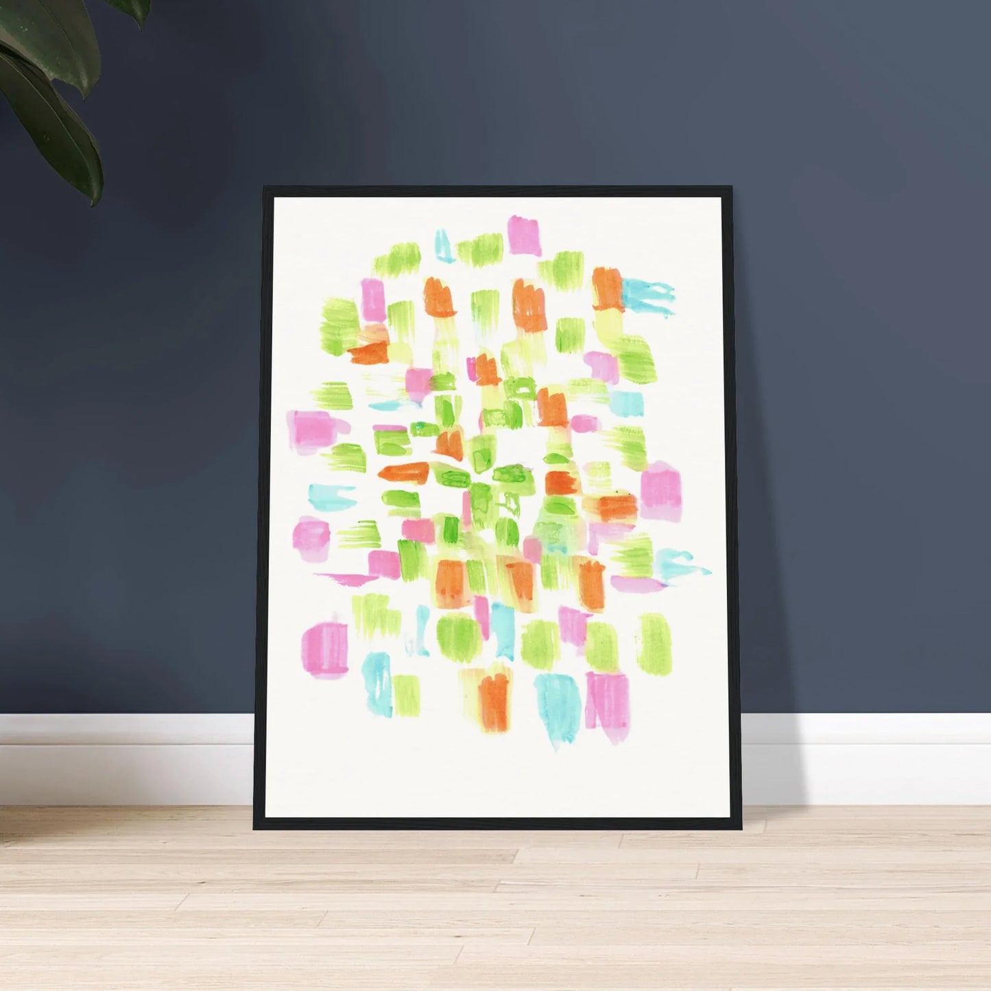 Affiche Encadrée Museum-Quality Matte Paper Wooden Framed Poste Pastel Mosaïc - Laure Leprince - Artiste Peintre