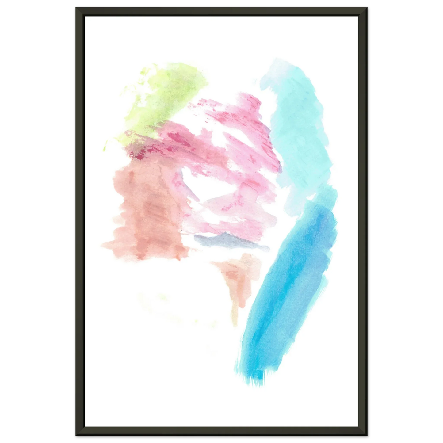 Classic Semi-Glossy Paper Metal Framed Poste Aurore Pastel - Laure Leprince - Artiste Peintre