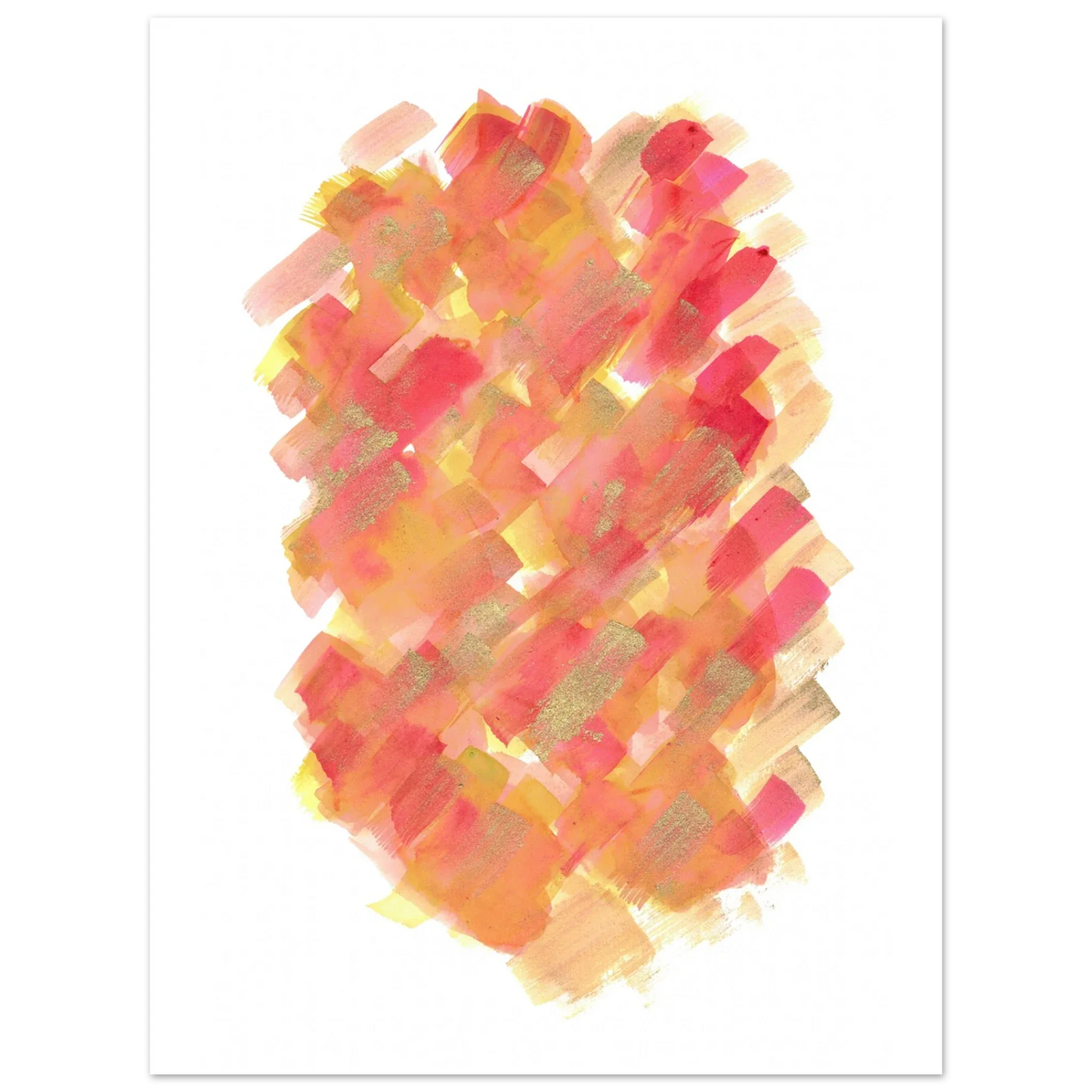 Affiche Premium Papier Mat – Sunset Ember Par l'Artiste Laure Leprince - Laure Leprince - Artiste Peintre
