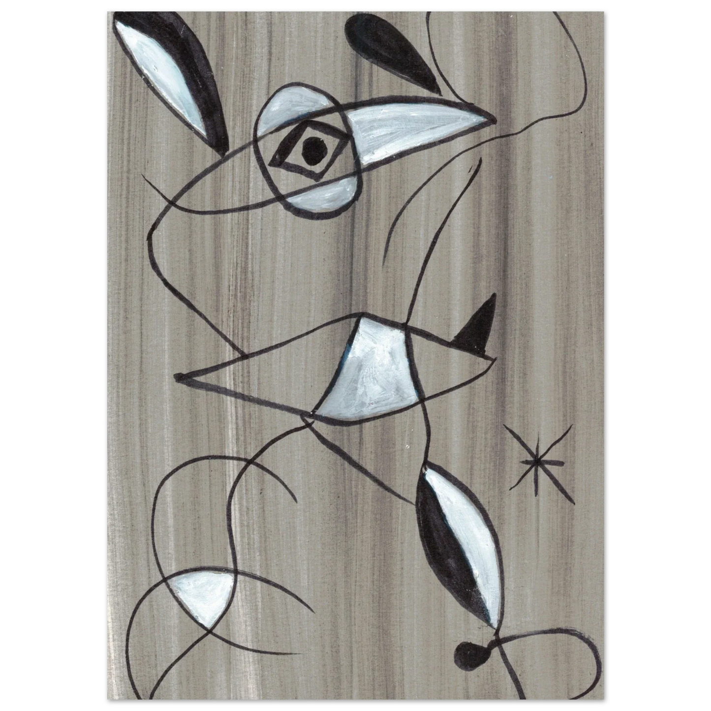 Affiche Premium Papier Mat – Petite Souris Par l'Artiste Laure Leprince - Laure Leprince - Artiste Peintre