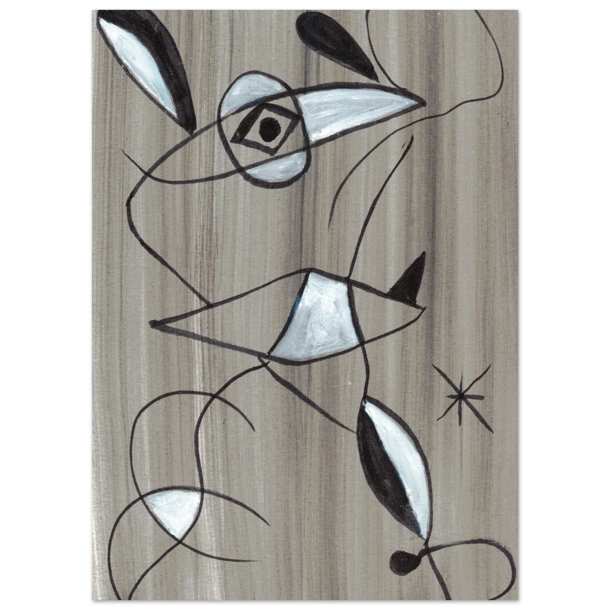 Affiche Premium Papier Mat – Petite Souris Par l'Artiste Laure Leprince - Laure Leprince - Artiste Peintre
