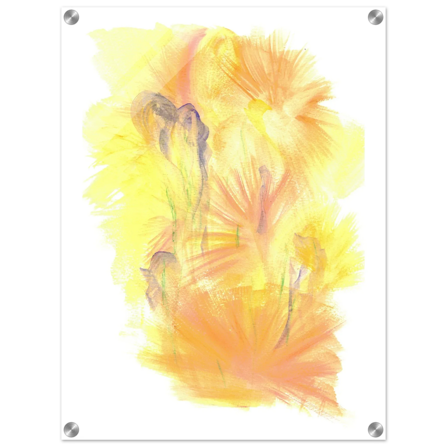 Impression sur acrylique brillante Sun Whisper | Art contemporain par Laure Leprince - Laure Leprince - Artiste Peintre