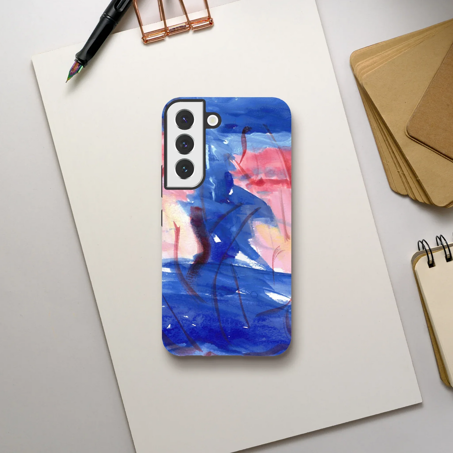 Premium Samsung Tough Case – Design Artistique Midnight Siren - Laure Leprince - Artiste Peintre