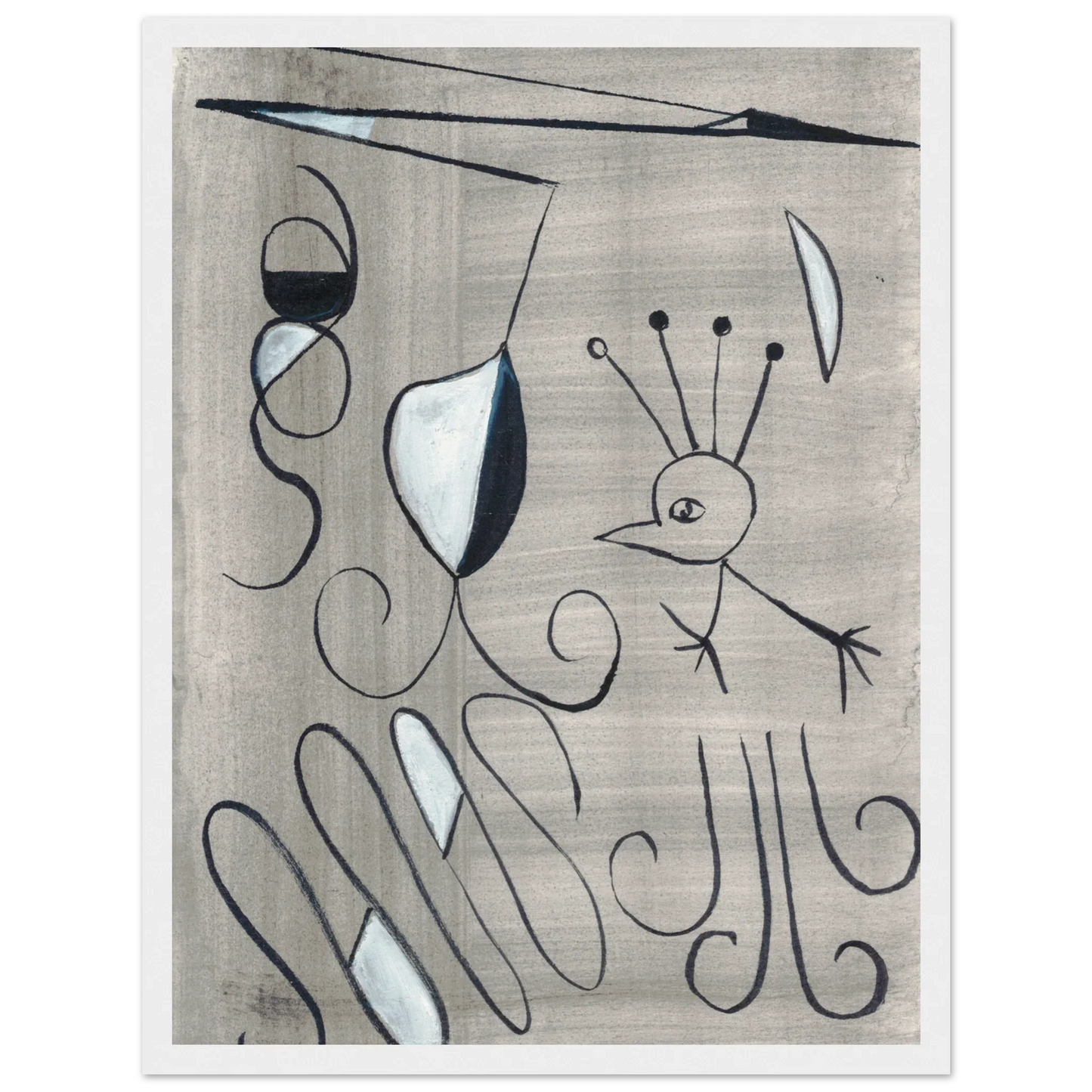 Affiche encadrée bois | Papier mat qualité musée | Aquarelle originale Laure Leprince - Laure Leprince - Artiste Peintre